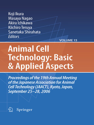 cover image of Animal Cell Technology